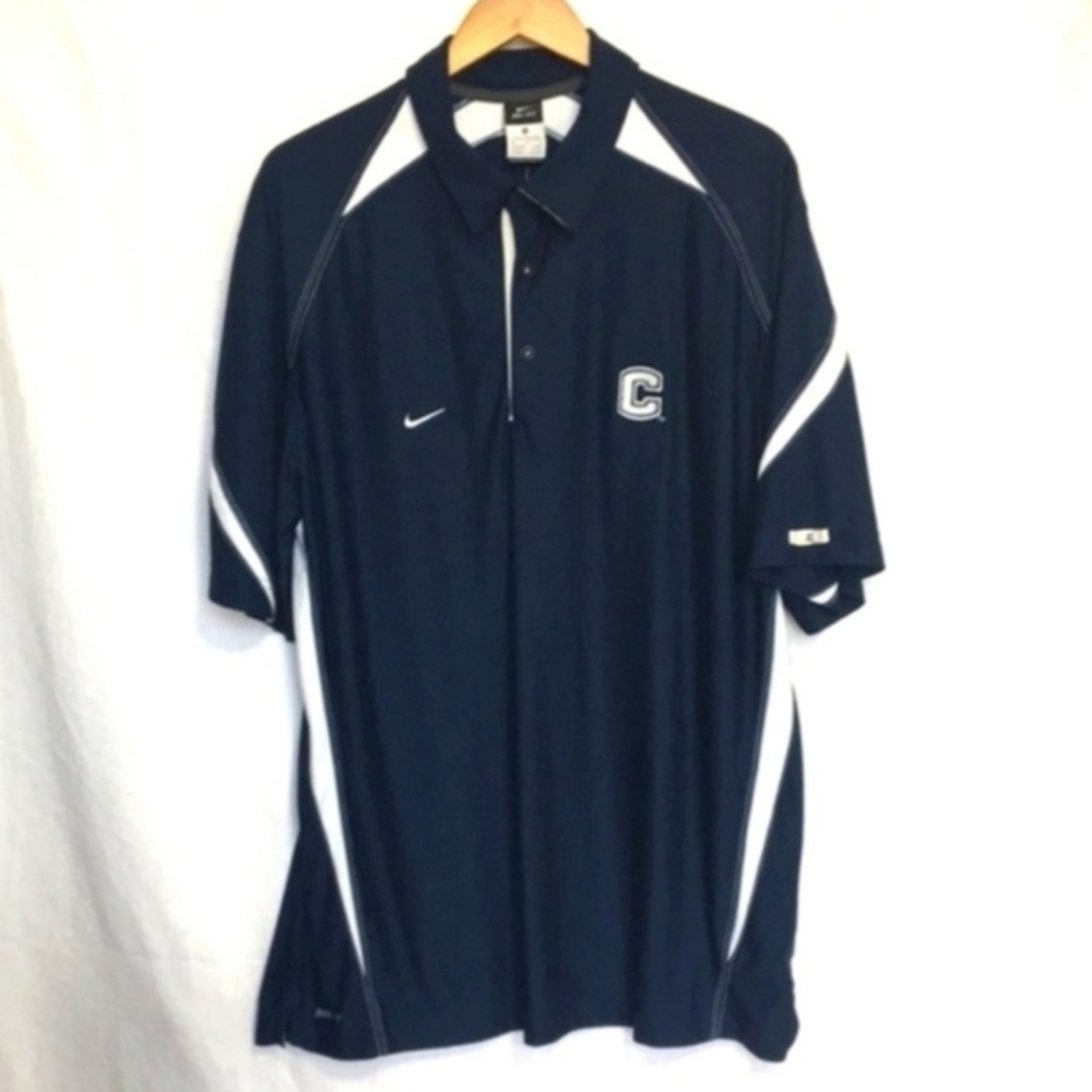 Nike UConn DriFit Polo Shirt XL NEW